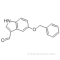 5- (phénylméthoxy) -1H-indole-3-carbaldéhyde CAS 6953-22-6